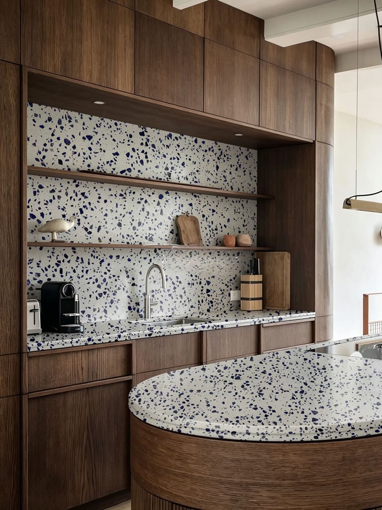 Bolivian Blue Terrazzo