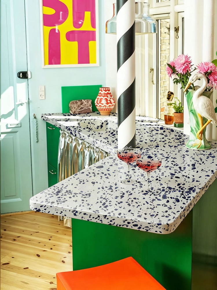 Bolivian Blue Terrazzo